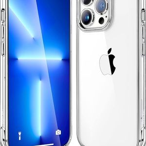 Mkeke for iPhone 13 Pro Case Clear, Slim Phone Cases for Apple iPhone 13 Pro